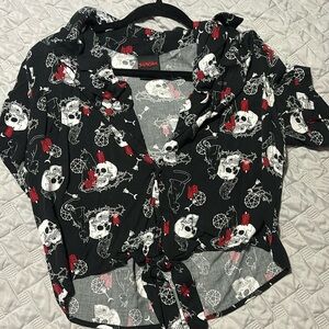 Chilling adventures of Sabrina crop top